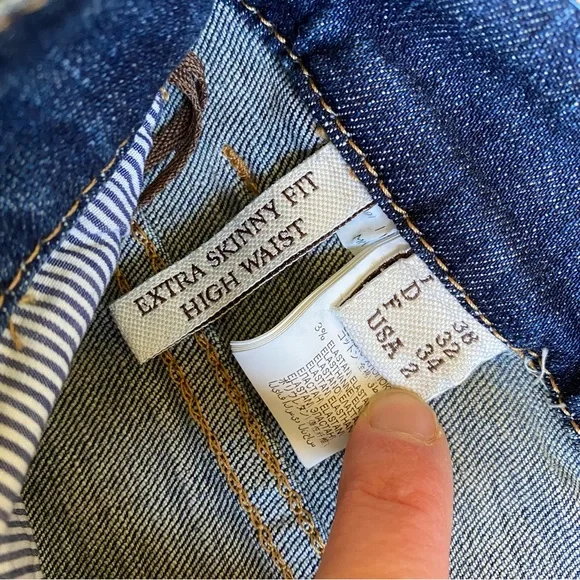 Bruno Cucinelli • Skinny High Rise Jeans